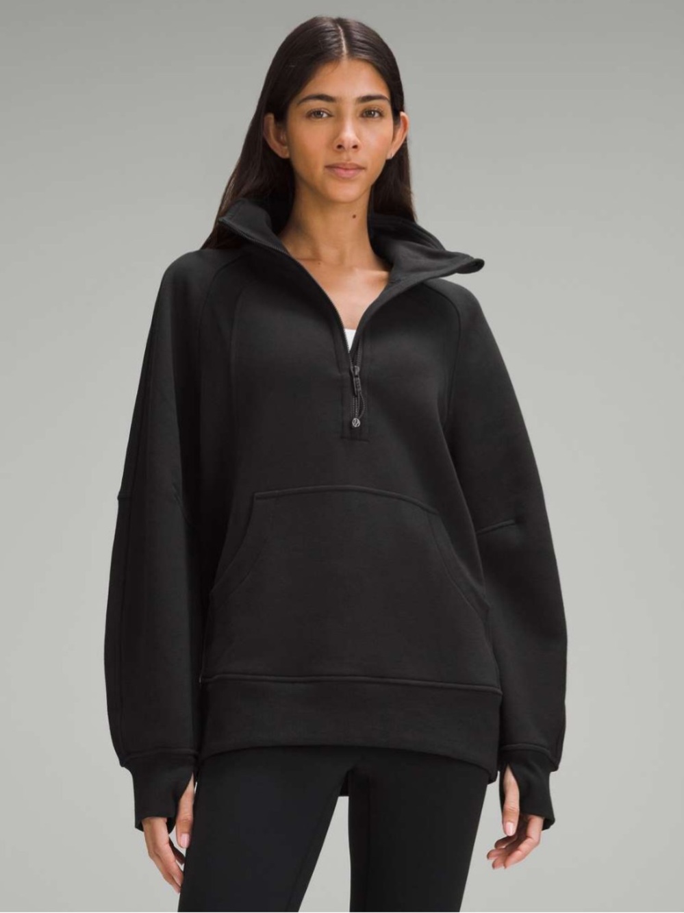 Lululemon Scuba Oversized Funnel-Neck Half Zip *Long Size M/L